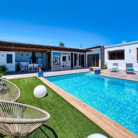 Villa Macher Piscina Y Bar Piscina Tías Eksteriør billede