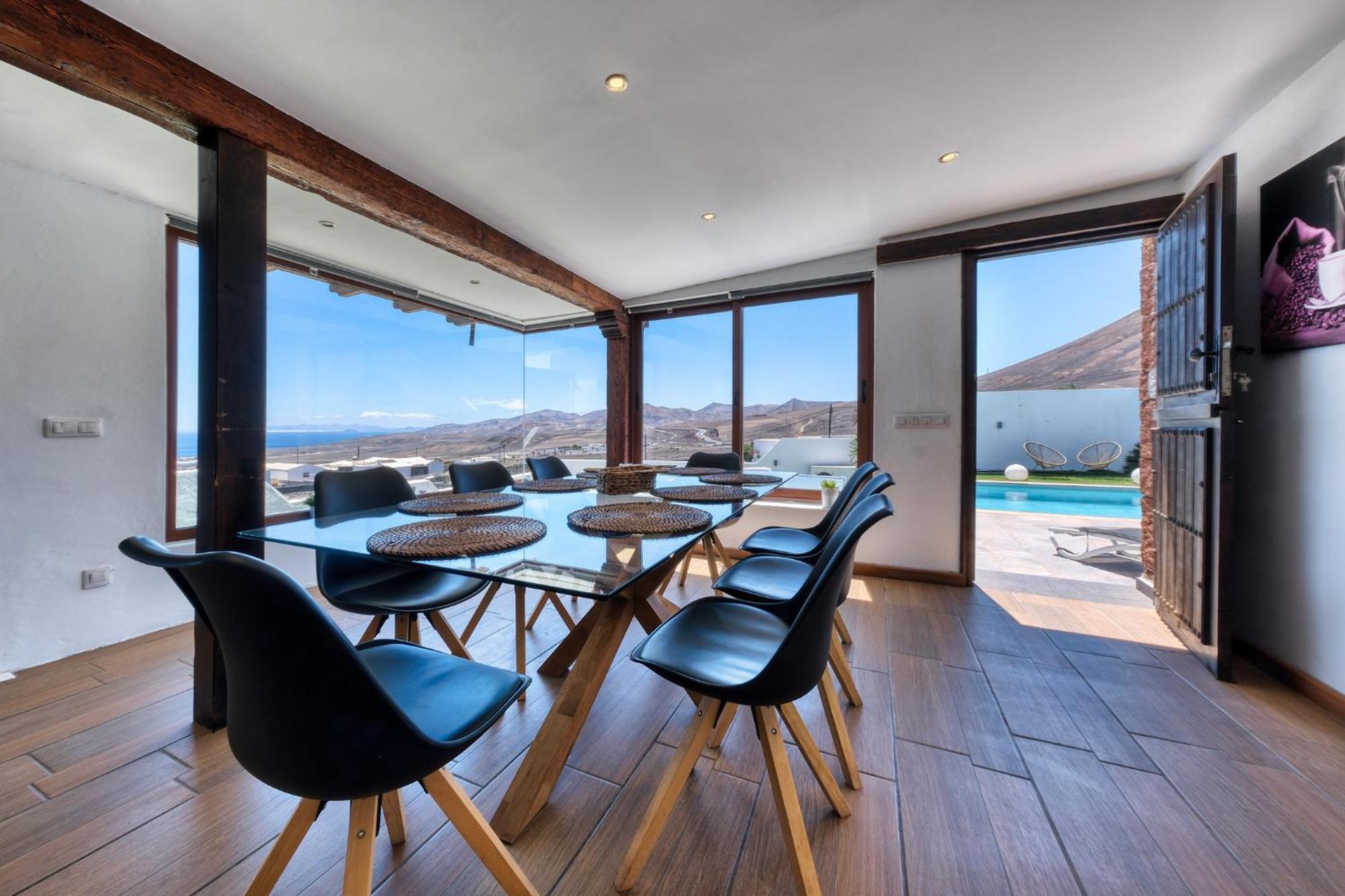 Villa Macher Piscina Y Bar Piscina Tías Eksteriør billede